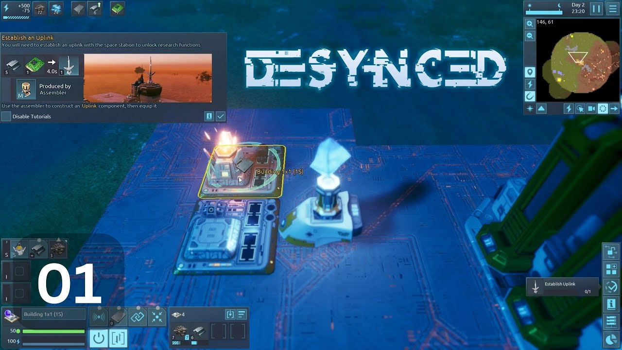 Desynced Demo - Cryosleepy Start Up - Lets Play - [1]