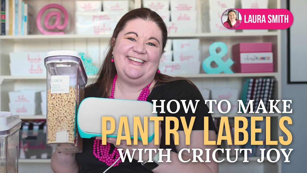 How To Make Pretty Pantry Labels With Cricut Vinyl - Small Stuff