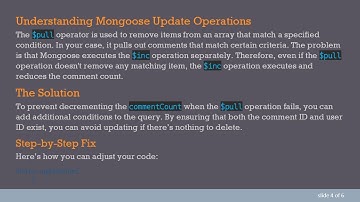 How to Ensure commentCount Doesn