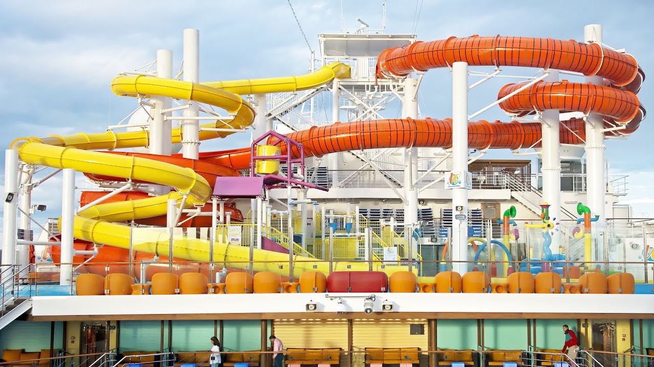 twister speed waterslide full pov ride on carnival vista cruise ship