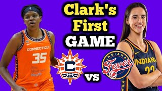 Caitlin Clark's First WNBA Game | Connecticut Sun vs Indiana Fever