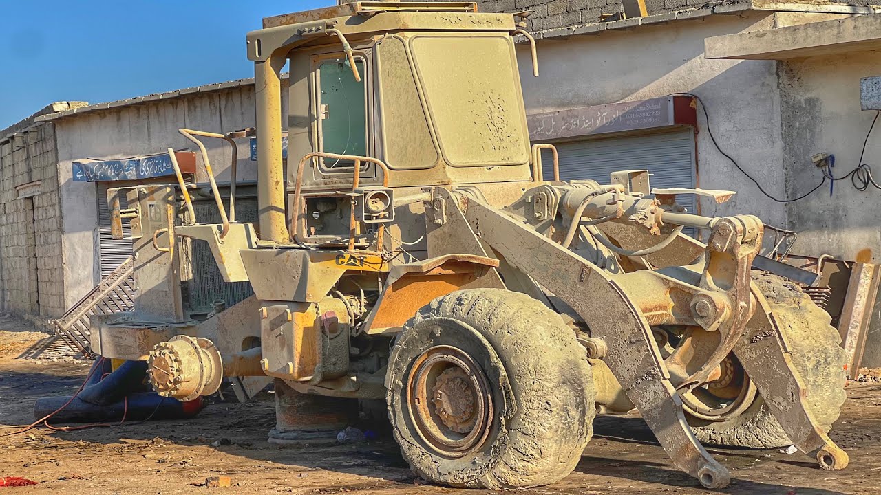 Damaged Wheel Loader Restoration Process | How To Restored Damaged ...