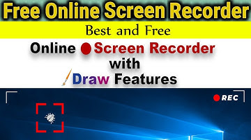 Free best Online Screen Recorder With Draw and Highlight Feature