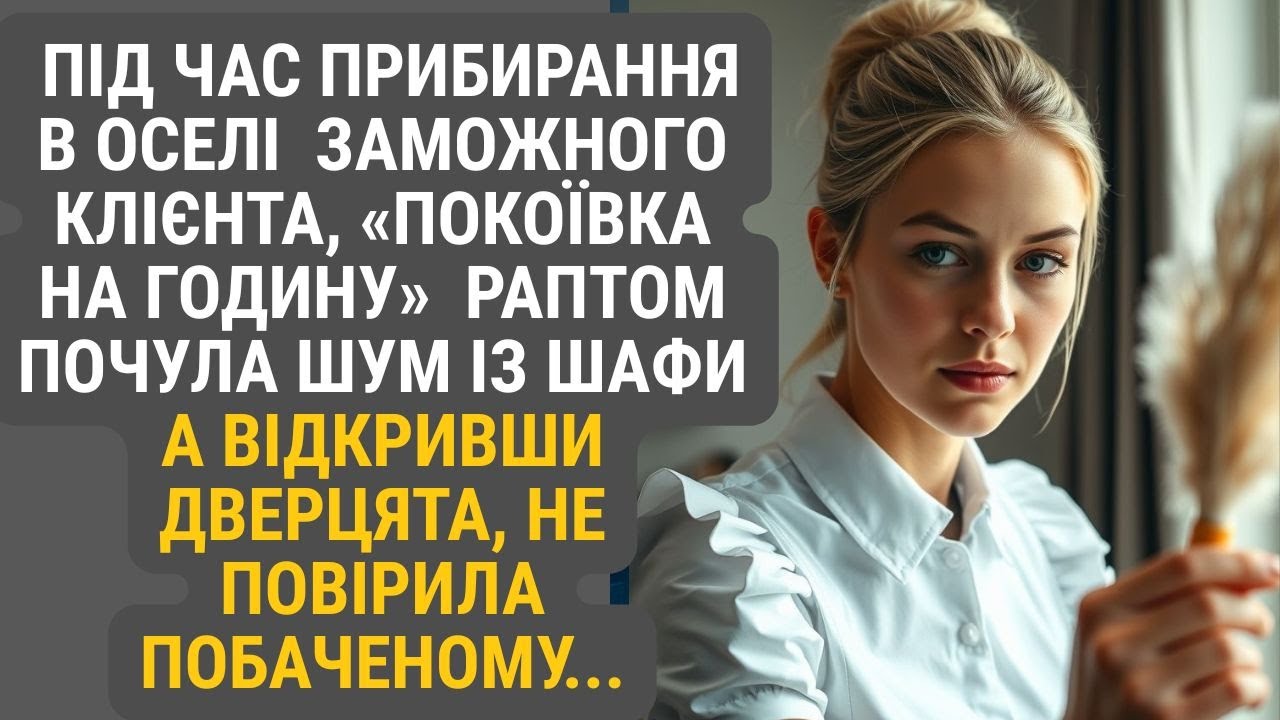 Коли покоївка  наводила лад у будинку заможного клієнта, її насторожив підозрілий шум із шафи...