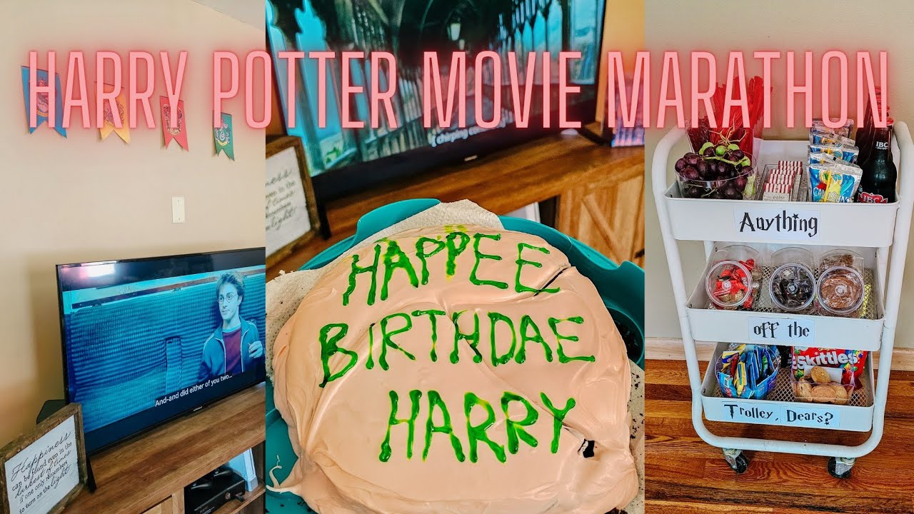 HARRY POTTER MOVIE MARATHON - Happy Birthday Harry Potter!