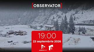 Observator 19: September snowfall brings winter to the mountains and leaves drivers stranded screenshot 2