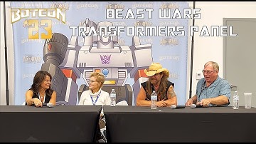 Botcon 2023 Beast Wars Transformers Panel (with Venus Terzo, Sue Blu, Scott McNeil & Garry Chalk)