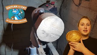 Woodturning | Spalted Elm Bowl with Characters?