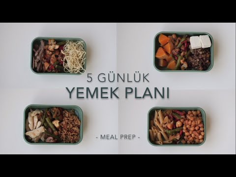 5 Günlük Yemek Planı | DİYET LİSTESİ