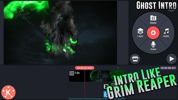 How to make intro like Grim Reaper|Ghost Intro in Kinemaster|Editing Point