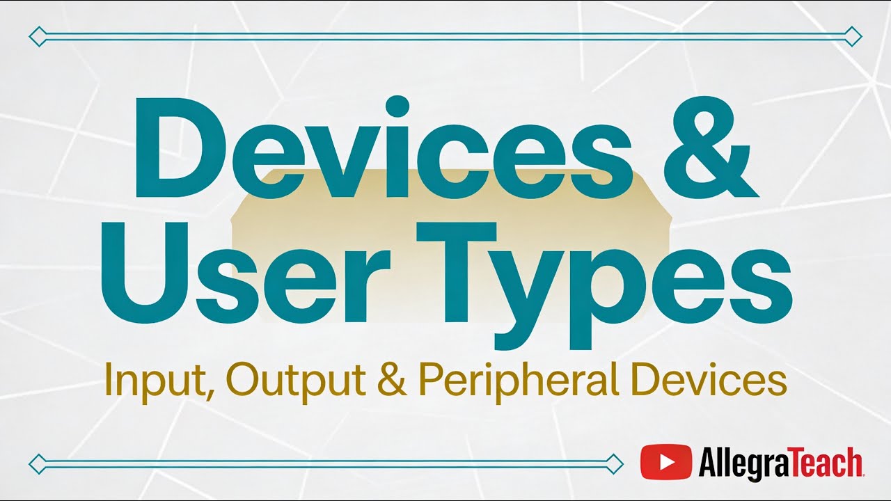 Users and Devices: Input, Output, and Peripherals