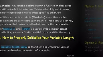 Understanding the Initialization of 2D Arrays in C: How to Zero Fill Your Variable Length Array