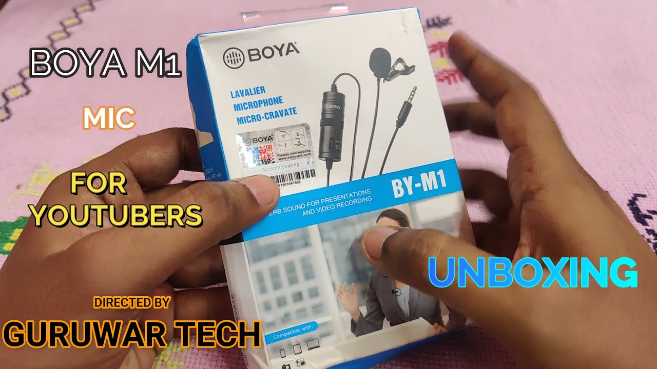 unboxing boya m1 micbest mic for youtube videoboya mic online BUY