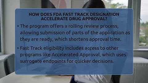 How Does FDA Fast Track Designation Accelerate Drug Approval? - Pharmaceutical Insights