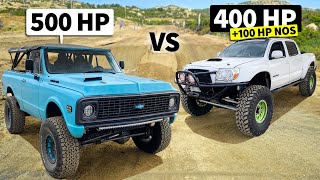 Daily Driven Duramax Blazer vs Supercharged Trail Tacoma with NOS // THIS vs THAT OffRoad