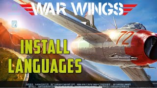 Change Languages, War Wings Chinese