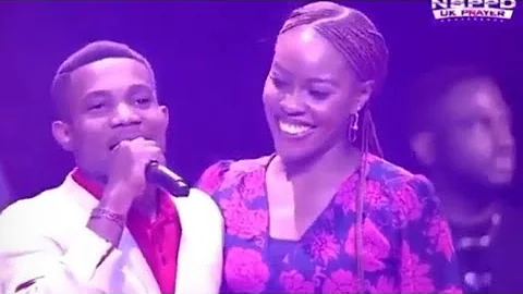 Beautiful moment| Pastor jerry Eze is surprised with a kiss from his wife pastor Eno jerry.😍