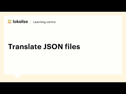 How to translate JSON files: Guide to l10n & i18n with examples
