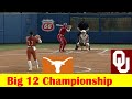 Oklahoma vs texas softball game highlights 2024 big 12 championship