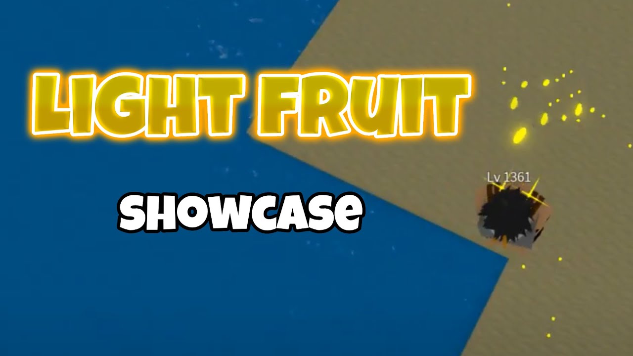 Light Fruit Showcase BLOX PIECE 