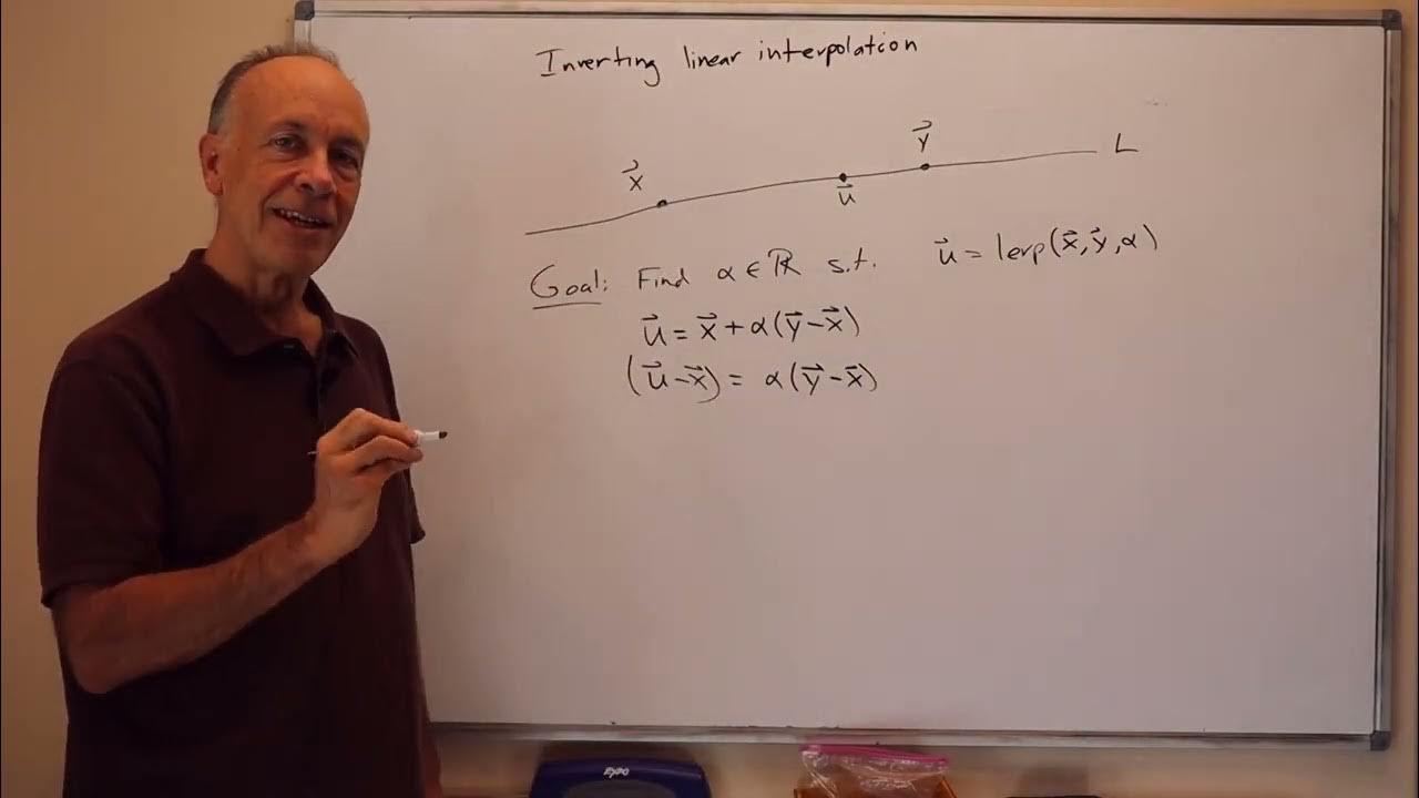 08 01 Linear Interpolation (Lerping) YouTube