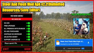 Steel And Flesh Mod Apk Unlimited Everything Max Level 2 2026 Ios Latest Version Army Menu Old Money screenshot 1