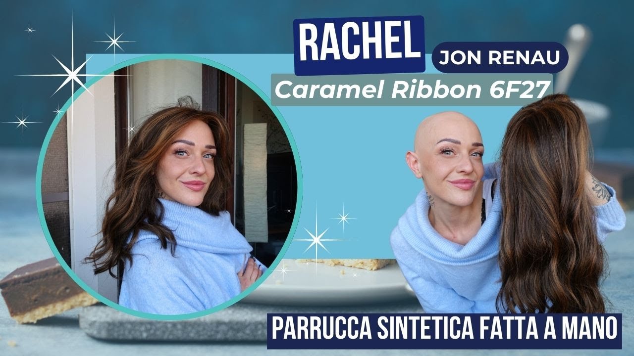 Perruque Courte Avec Bandana Intégré - Couleur Chocolat Mèches Cuivrées (cioccolato Mechato Rame)