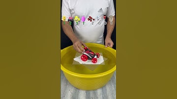 TRY TO GUESS HOW MANY TISSUES PAPER IT TOOKS! #satisfying #experiment #asmr #water