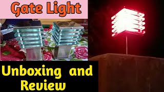 Night Gate Light for Main gate New Design Unboxing and Review