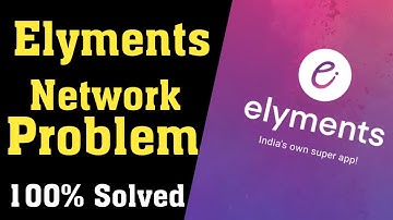 How To Fix Elyments Network Connection Problem Android & Ios || Fix Elyments Internet Error