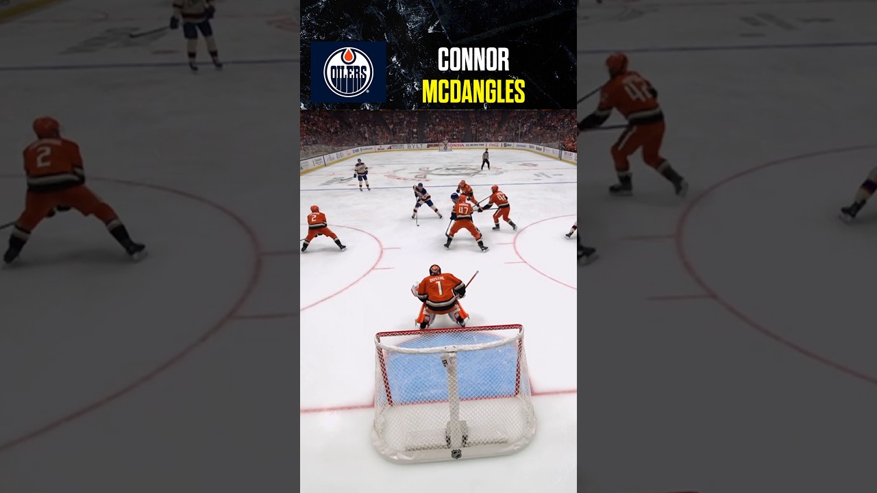 Connor McDavid with the casual 1-on-3 DANGLE