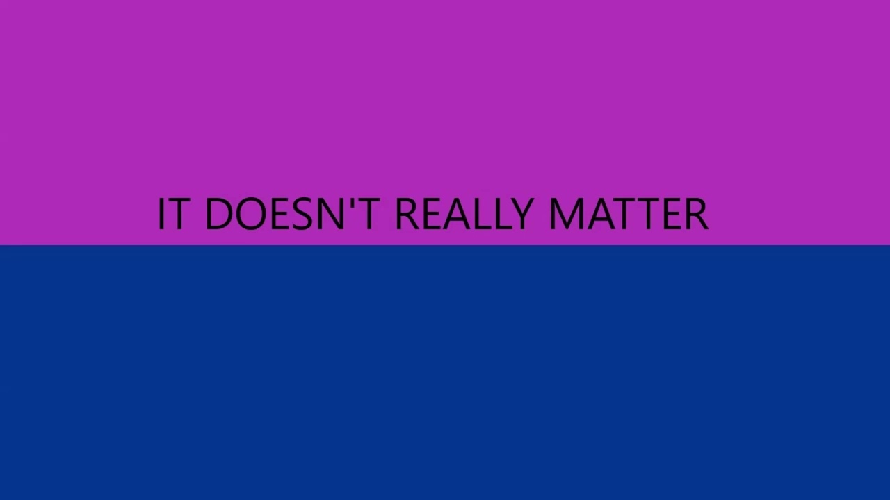 Ver it doesnt really matter en YouTube Ver it doesnt really matter en YouTube