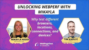 With Tim Kadlec: Test Real Browsers, Locations, Connection Speeds with WebPageTest