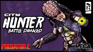 NECA Toys Predator 2 Battle Damaged City Hunter Predator Figure Review