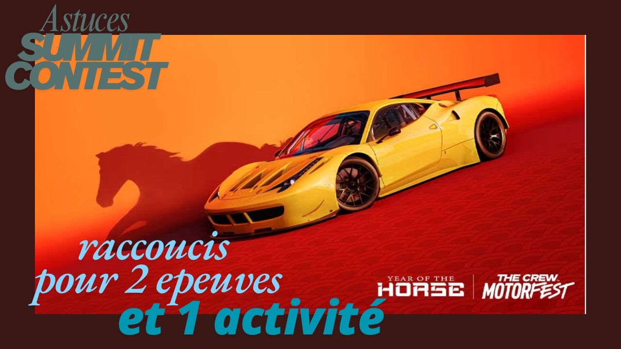 Le point Summit, Raccourcis pour 2 épreuves et pour 1 activité