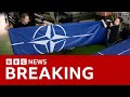 Sweden formally joins Nato military alliance | BBC News