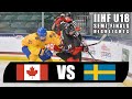 U18 IIHF Semi Final Game Highlights | Team Canada vs Sweden | May 5, 2021