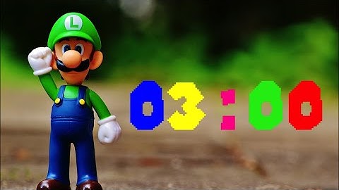 3 Minute Super Mario Themed Timer with Music