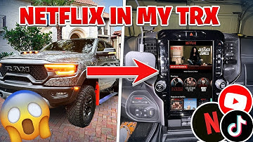 I Installed Netflix, TikTok & Instagram Inside My RAM TRX. ( Best Mod For Any Car !!! )