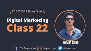 Full Digital Marketing Class 22 | Payment Method | Competitor Analysis| LEDP 2020-21 | Faryan Khan Guide