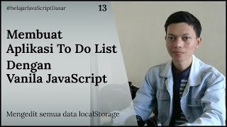Belajar JavaScript Dasar | Hapus semua data di localStorage