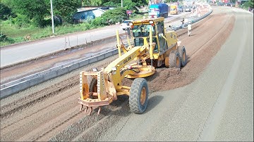 Best Motor Grader Road Construction Skilled Operator លីប៊ីល័រធ្វើផ្លូវ