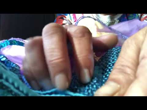 ASMR Sequin & Rhinestone Scratching Sounds on Old Dance Costumes