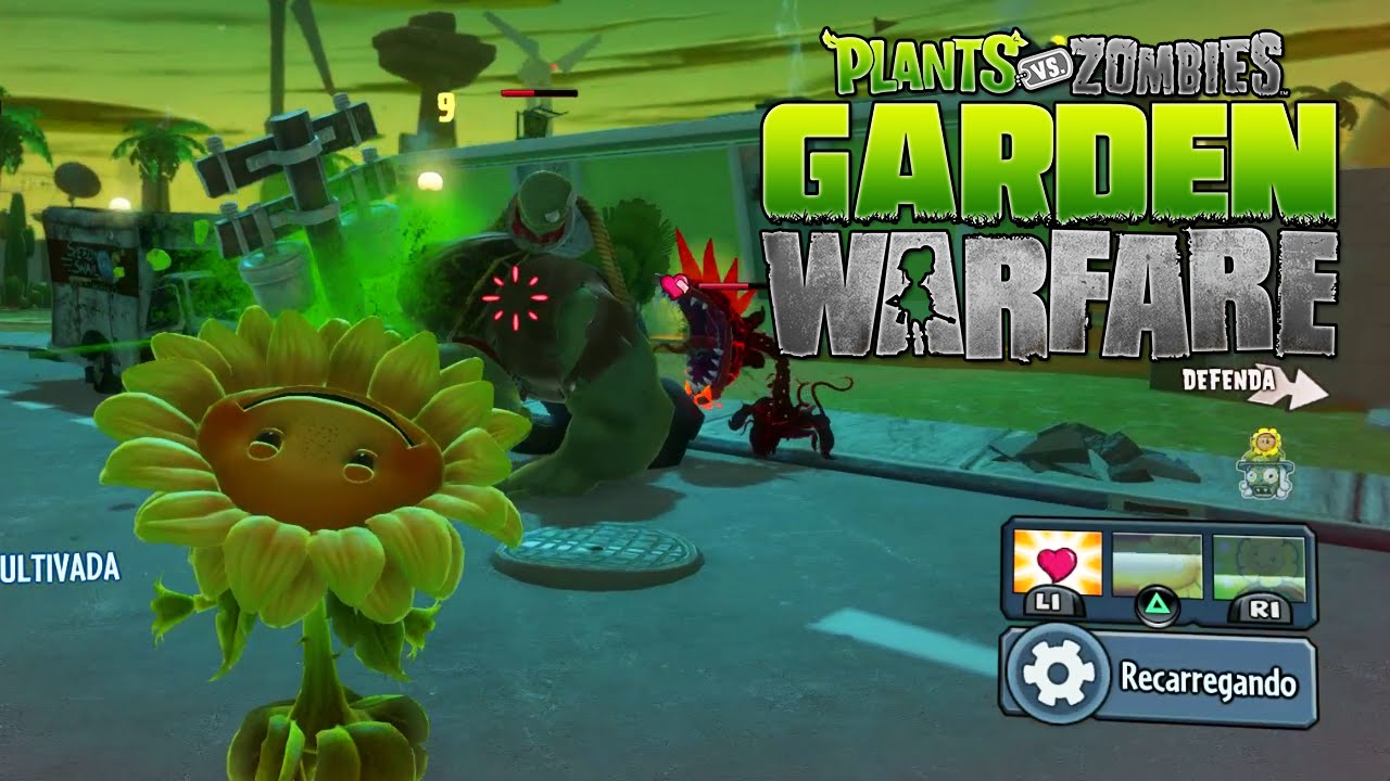 PLANTS VS. ZOMBIES GARDEN WARFARE (PS4) - OJ Crash Course ft.Dani - YouTube