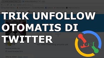 Trik Unfollow otomatis di Twitter