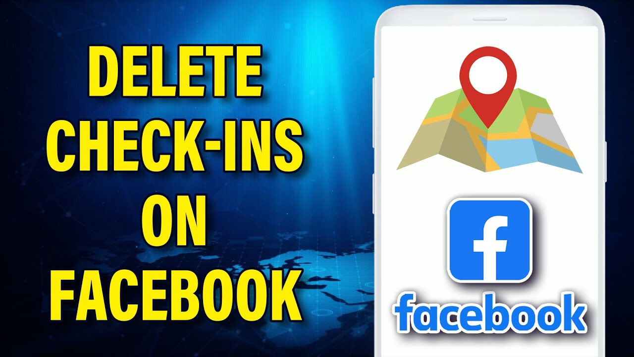 How To Delete Check-Ins On Facebook 2022 | Remove Facebook Check Ins | Facebook App