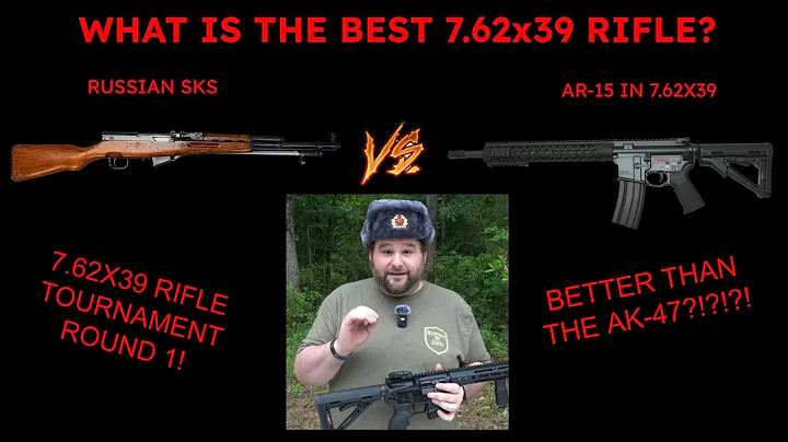 Is the AK Really the Best 7.62 Rifle? - SKS vs AR-15 - 7.62x39 Rifle Tournament Round 1 - BOA