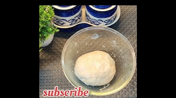 Yeastless pizza dough recipe #shorts