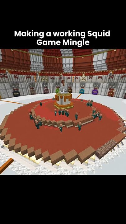 Making a working Minecraft Squid Game Mingle....