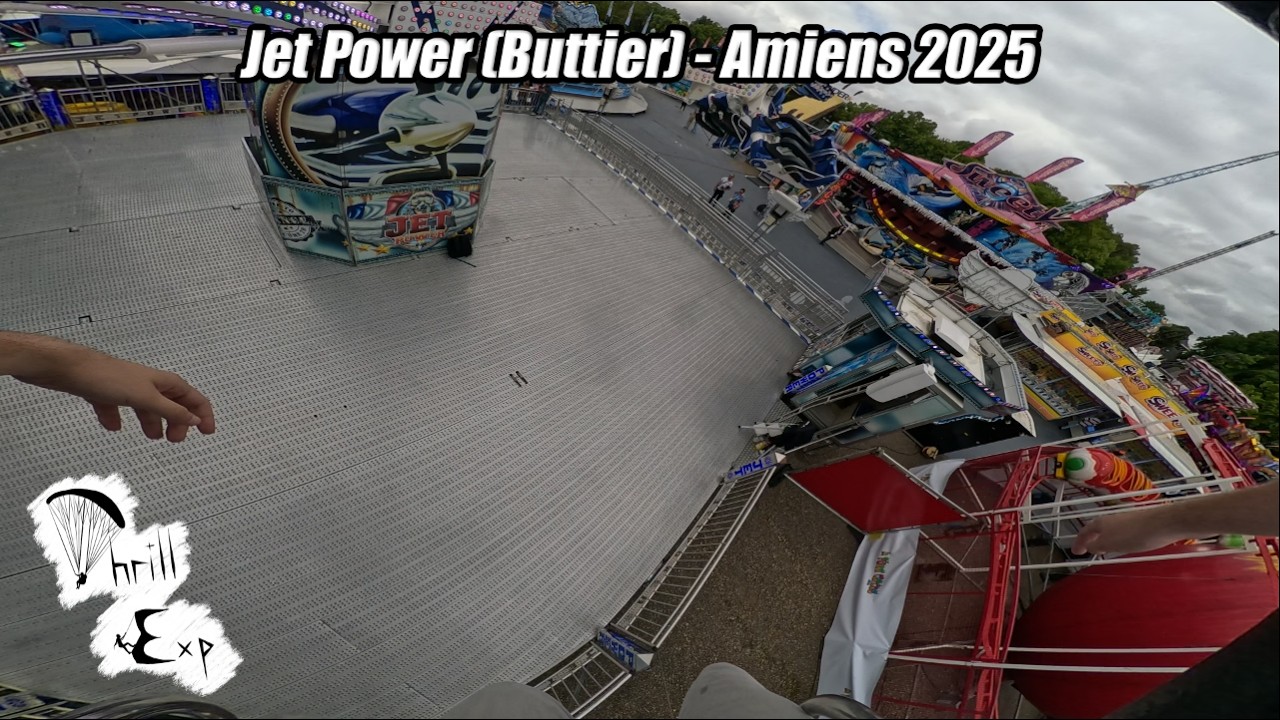 4K - Jet Power (Buttier) - Foire Saint Jean d'Amiens 2025 | Onride